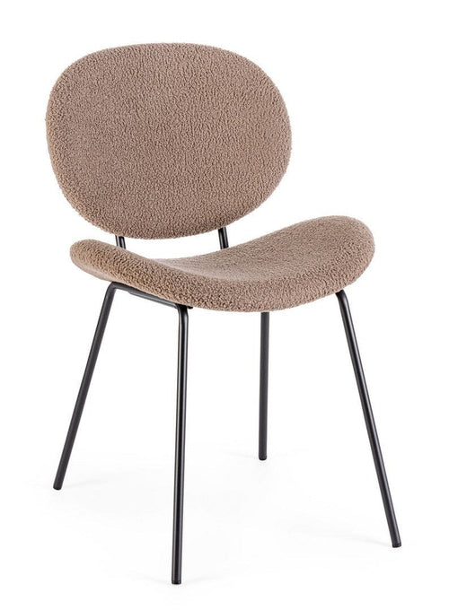Scaun tapitat cu stofa, Maddie Maro, l52xA59,5xH79,5 cm