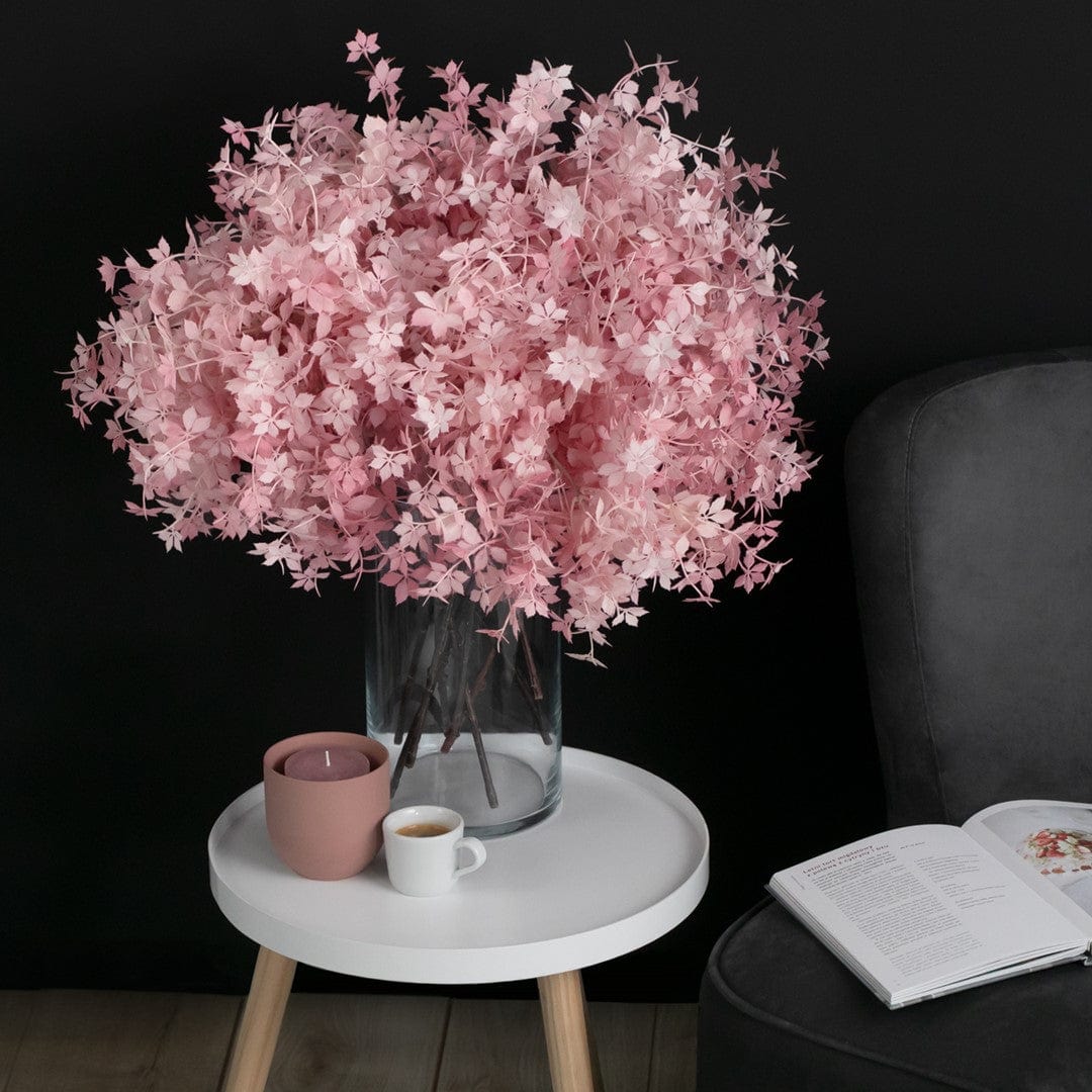 Decoking Set 10 fire flori artificiale, Bazy Roz, H70 cm