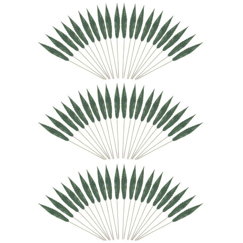 Decoking Set 10 frunze decorative artificiale, Tropi Verde, H76 cm