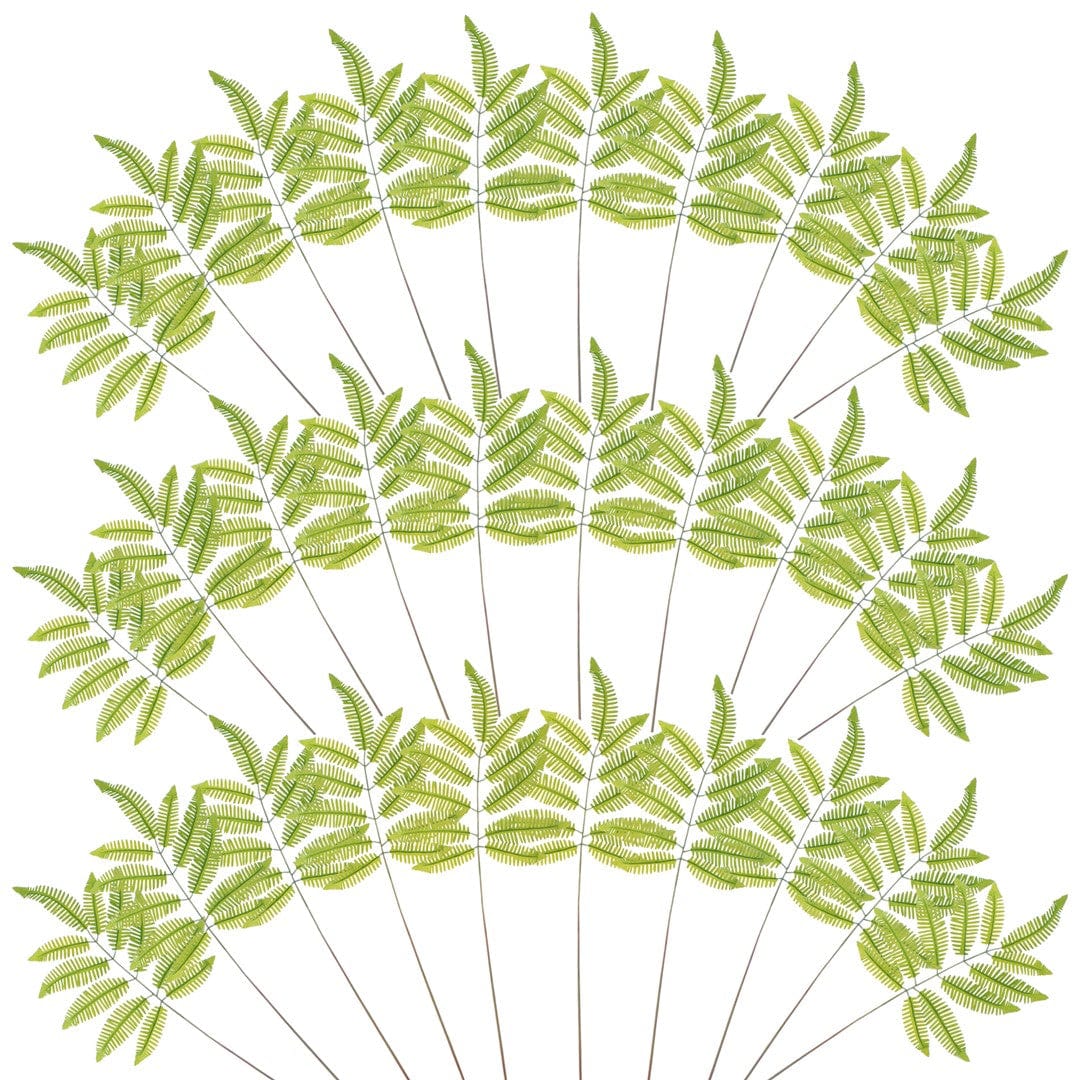 Decoking Set 10 frunze decorative artificiale, Tropi Verde, H78 cm