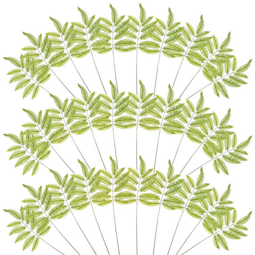 Decoking Set 10 frunze decorative artificiale, Tropi Verde, H78 cm