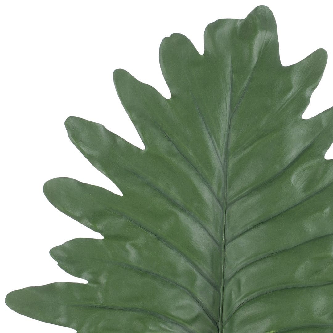 Decoking Set 10 frunze decorative artificiale, Tropi Verde, H80 cm