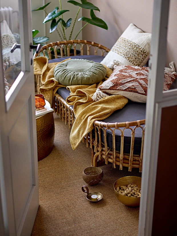 Set 2 boluri decorative din cocos, Jordan Maro, Ø15xH10 cm (2)