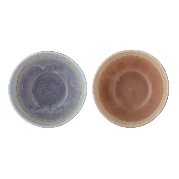 Set 2 boluri din ceramica, Cloe Albastru, 500 ml (1)