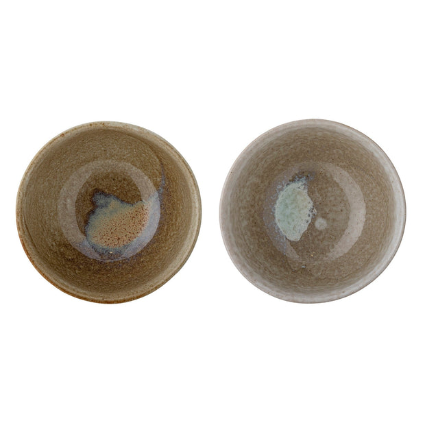 Set 2 boluri din ceramica, Dahlia Maro, 650 ml (1)