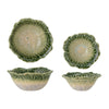 Set 2 boluri din ceramica, Savanna Verde, 300 / 130 ml