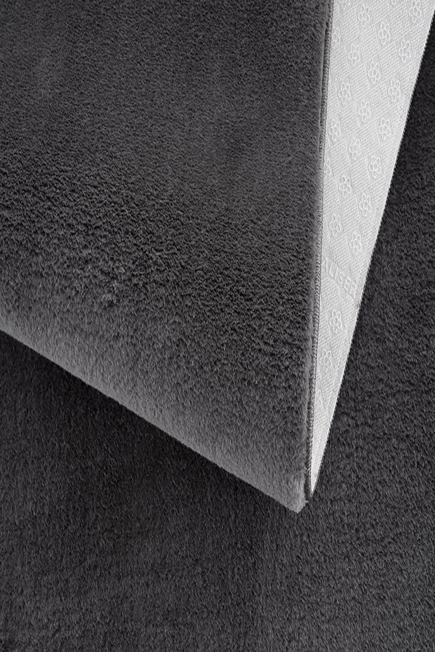 Set 2 covorase pentru baie antiderapante din poliester, Pufy Antracit, 40 x 60 / 50 x 80 cm (3)