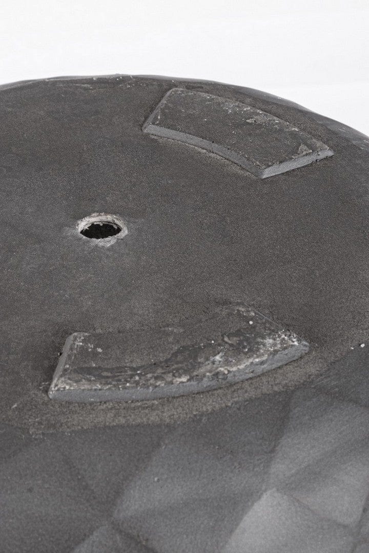 Set 2 ghivece din fibra de sticla si argila, Pyramid Bowl Antracit, L52,5xl52,5xH37,5 / L35.5xl35.5xH24.5 cm (3)