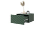 Set 2 noptiere suspendate din pal si MDF, cu 1 sertar, Scalia 50-1SZ Verde, l50xA42xH27 cm (5)