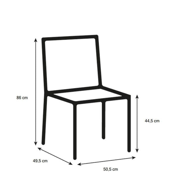 Set 2 scaune din lemn de mesteacan, Riano Negru, l50,5xA49,5xH86 cm (9)