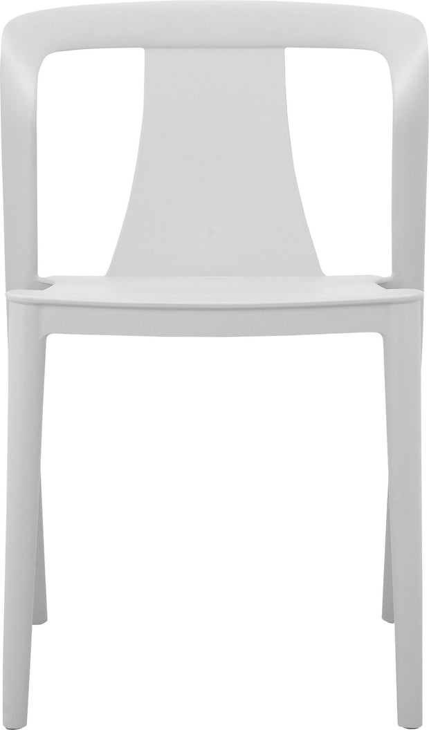 Dorel Home Set 2 scaune din plastic, Aviva Velvet Gri, l49xA54xH77 cm