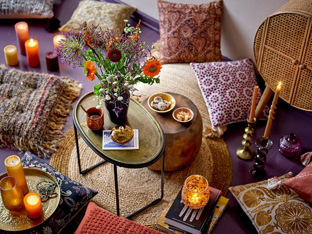 Set 2 suporturi pentru lumanari din aluminiu, Peach Alama, Ø9,5xH25 / Ø9xH18 cm (4)