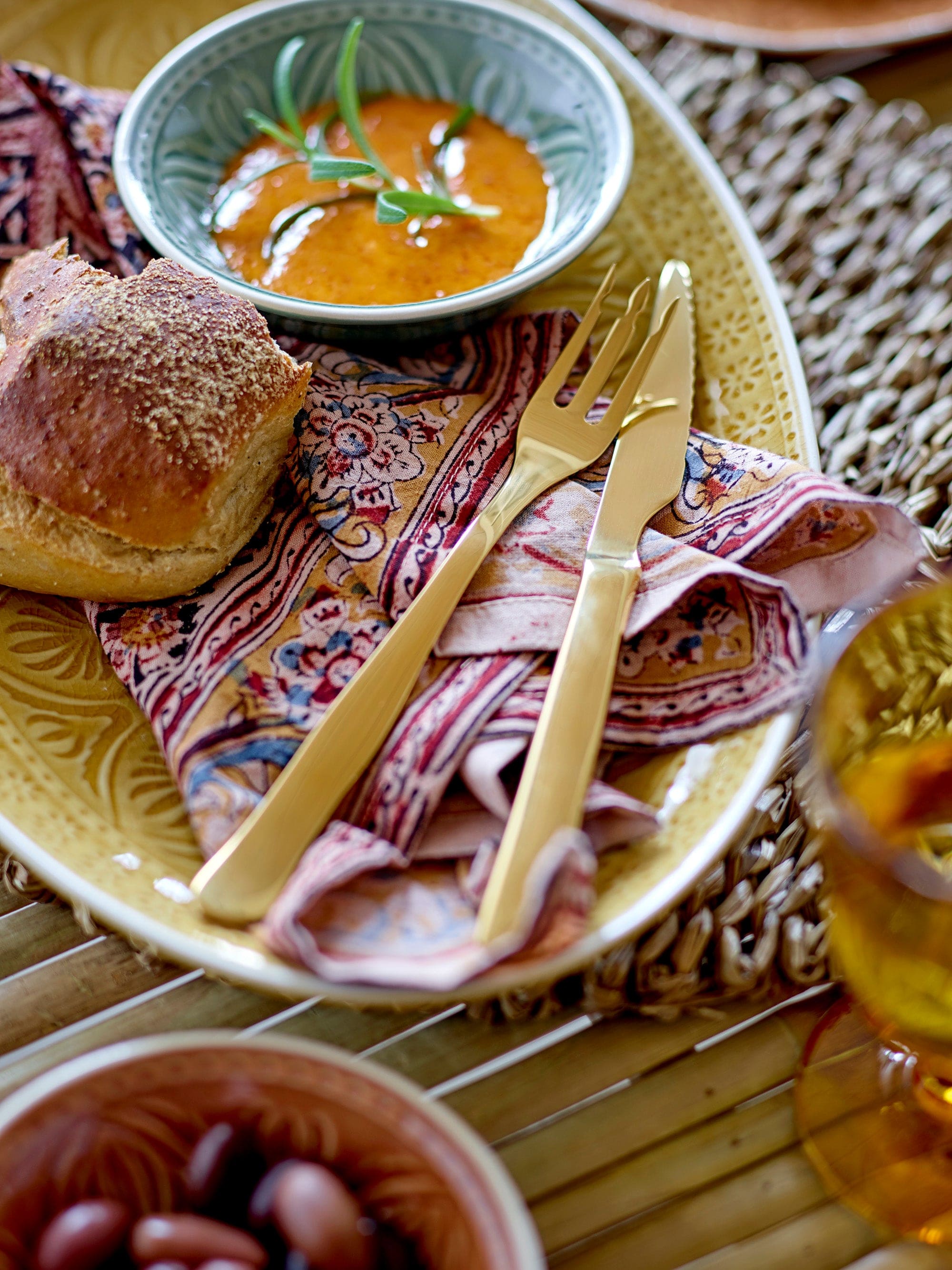 Set 3 boluri din ceramica, Rani Verde, 150 ml (3)