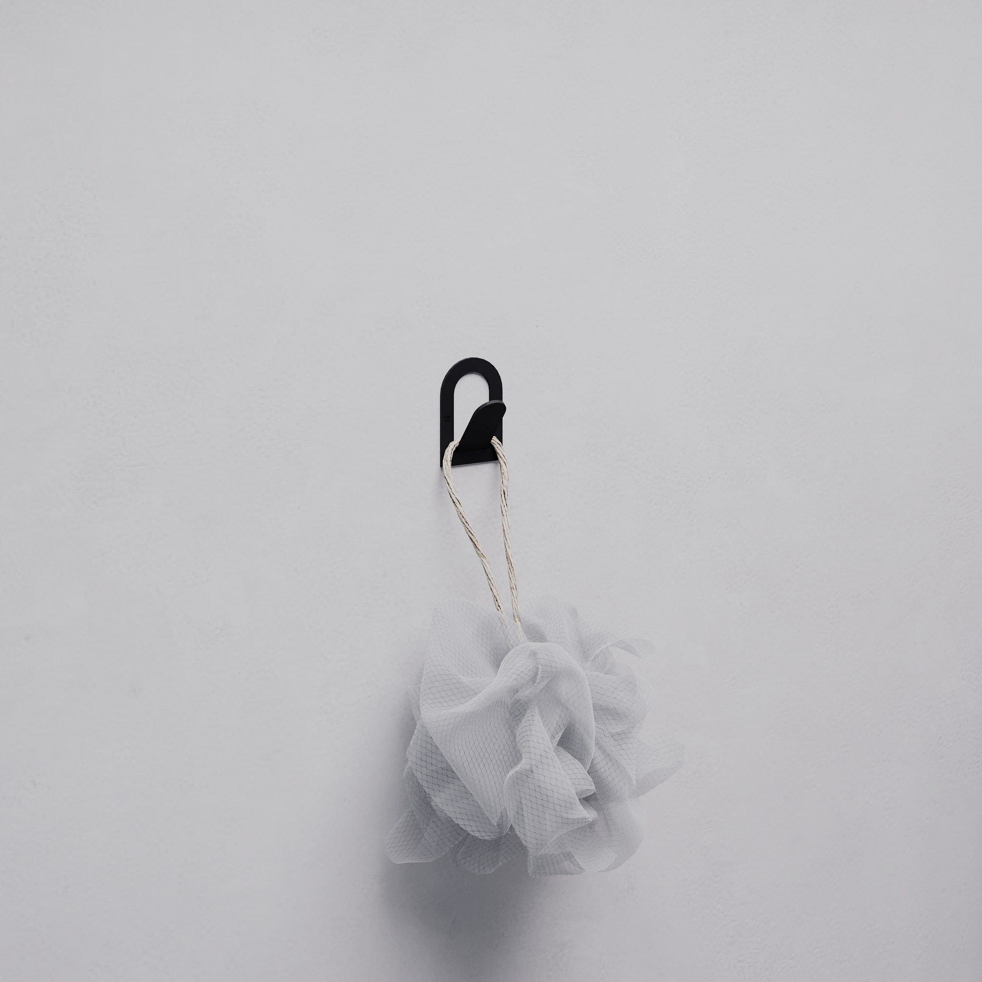 Set 3 carlige metalice pentru perete, Astra Negru, l4xA3,1xH6 cm (2)