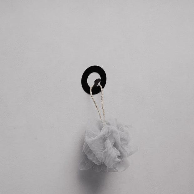 Set 3 carlige metalice pentru perete, Kaly Negru, l8,2xA3xH8,2 cm (2)