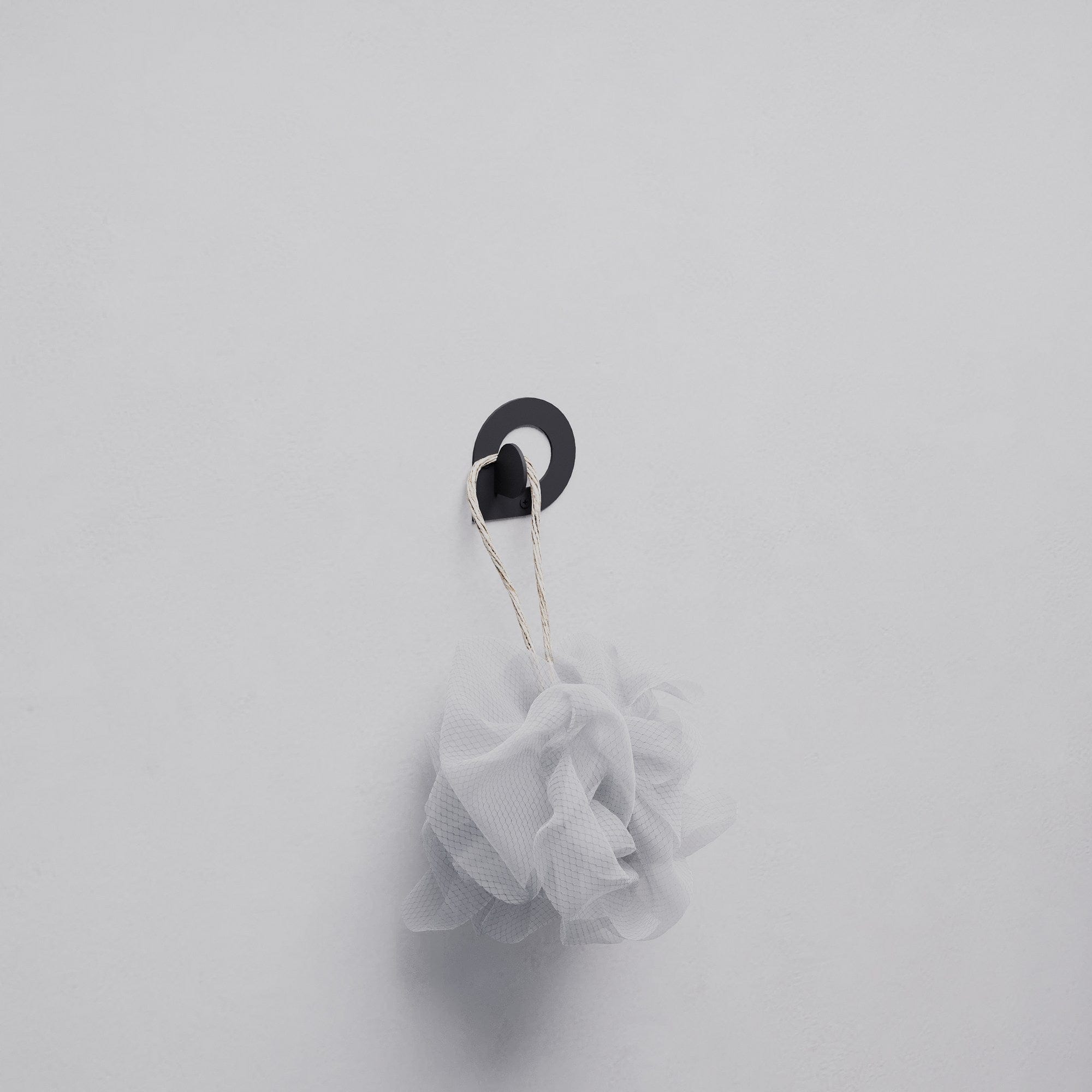 Set 3 carlige metalice pentru perete, Pino Negru, l6xA3,2xH6 cm (2)