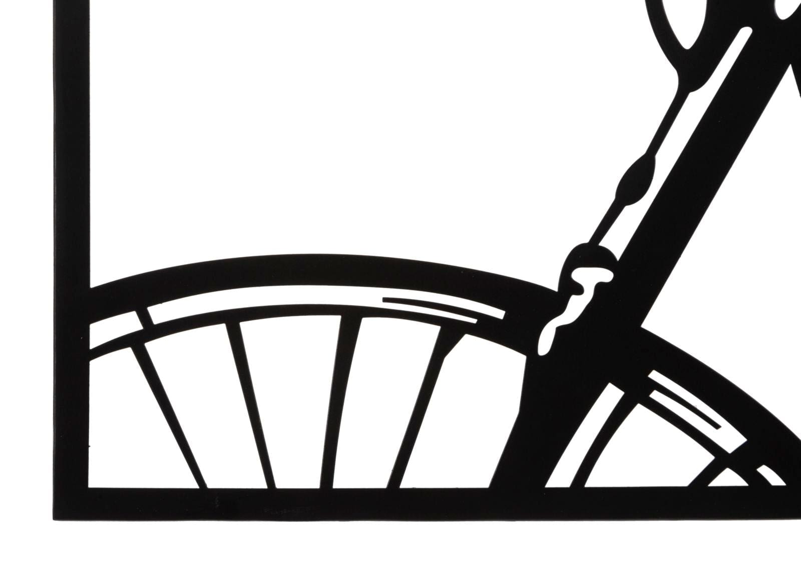 Set 3 decoratiuni din metal, Bike Multicolor, l40xA1,3xH60 cm (1)