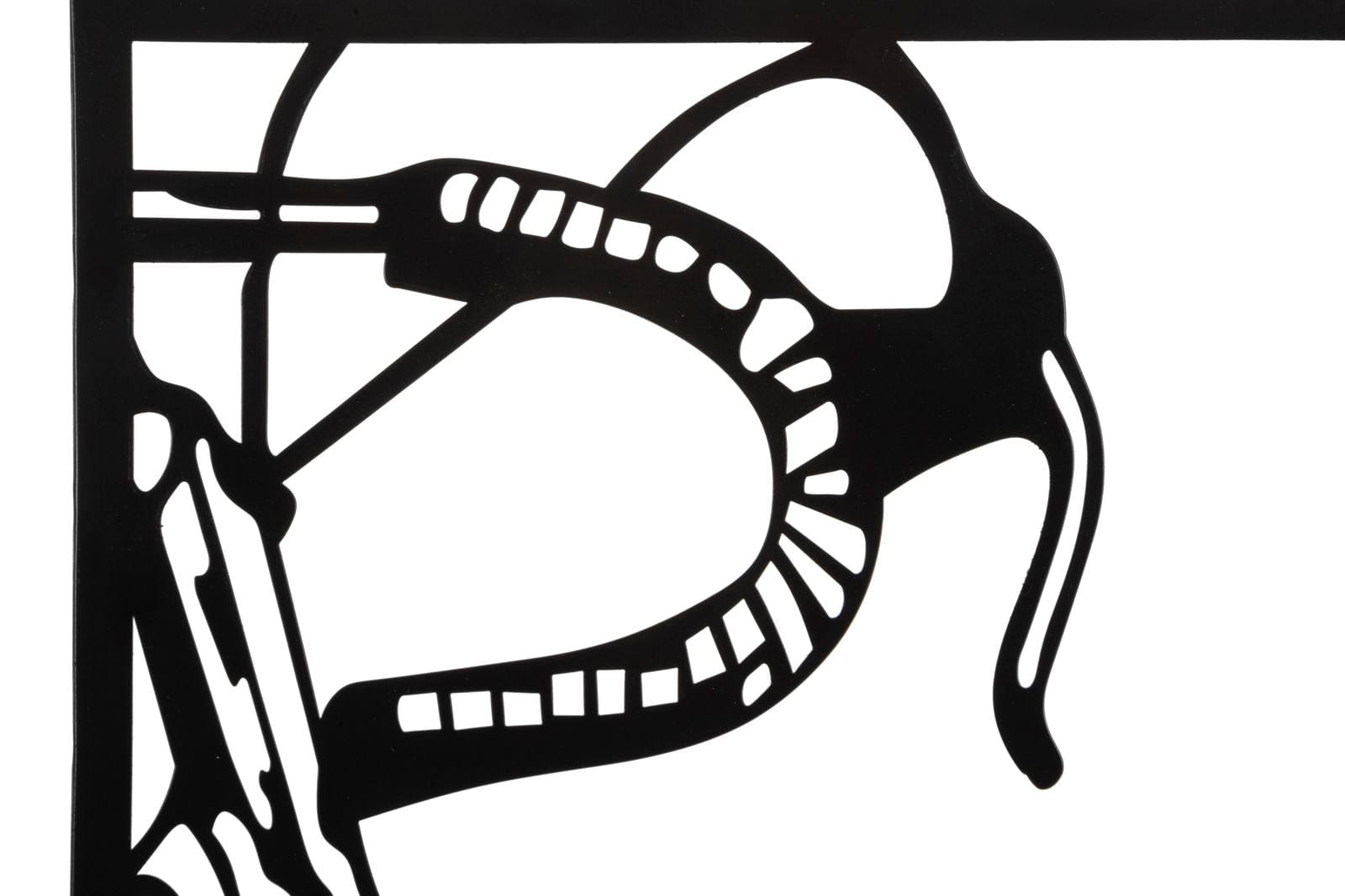 Set 3 decoratiuni din metal, Bike Multicolor, l40xA1,3xH60 cm (3)