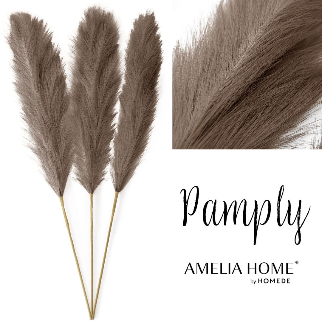 Decoking Set 3 fire flori artificiale, Pamply Maro, H110 cm