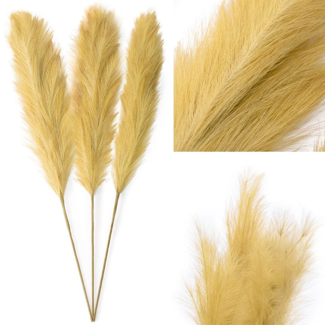 Decoking Set 3 fire flori artificiale, Pamply Mustariu, H110 cm