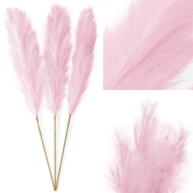 Decoking Set 3 fire flori artificiale, Pamply Roz, H110 cm