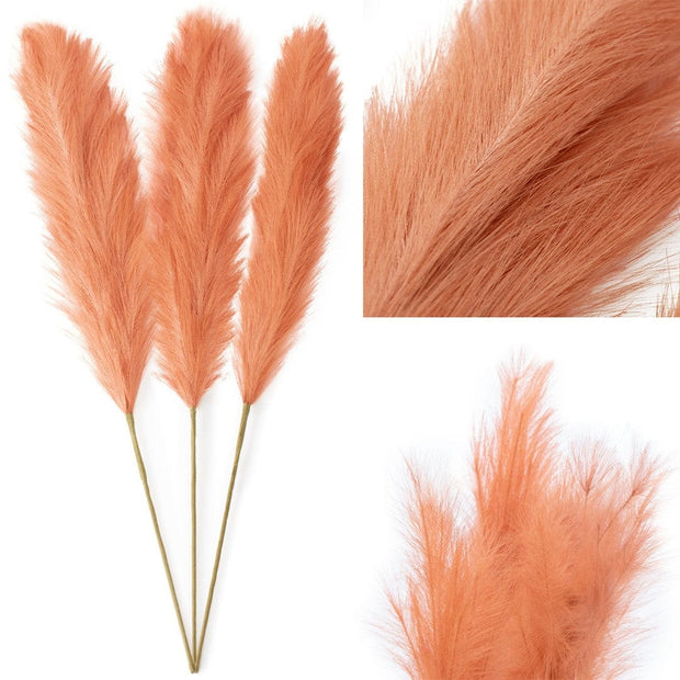 Decoking Set 3 fire flori artificiale, Pamply Somon, H110 cm