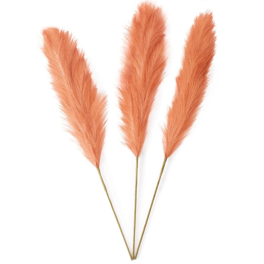 Decoking Set 3 fire flori artificiale, Pamply Somon, H110 cm