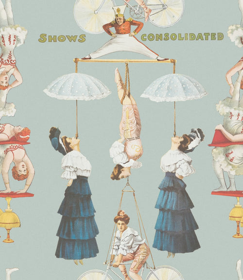 Set 3 role Tapet Imprimat Digital The Great Show Blue