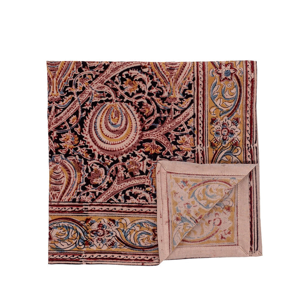 Set de 4 servetele din bumbac, Nill Rosu, L45xl45 cm