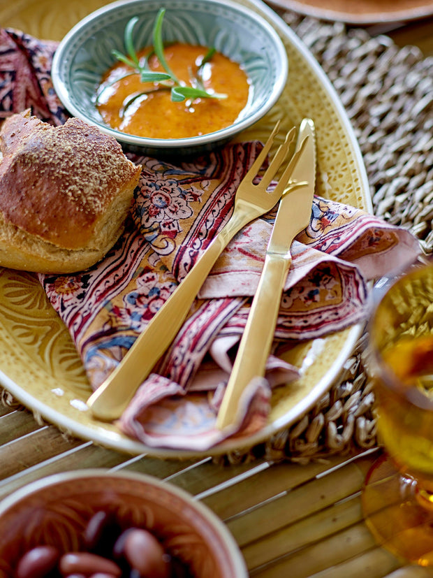 Set de 4 servetele din bumbac, Nill Rosu, L45xl45 cm (3)