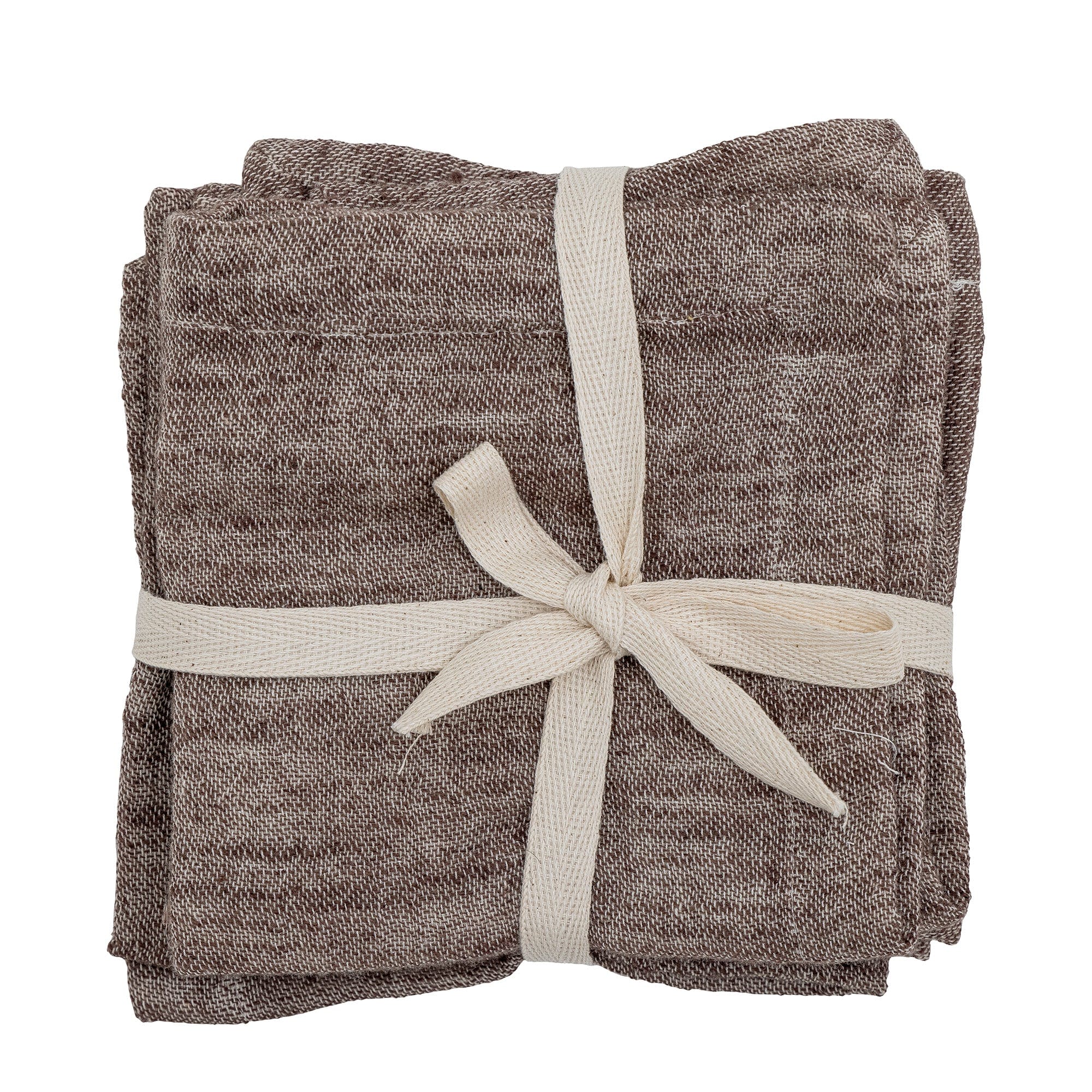 Set de 4 servetele din bumbac si in, Heika Maro, L33xl33 cm (1)