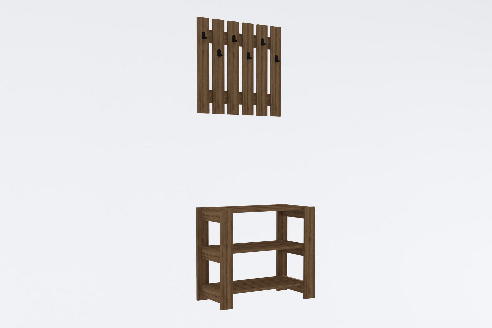 Asir Set de mobila hol din pal, 2 piese, Friends Nuc