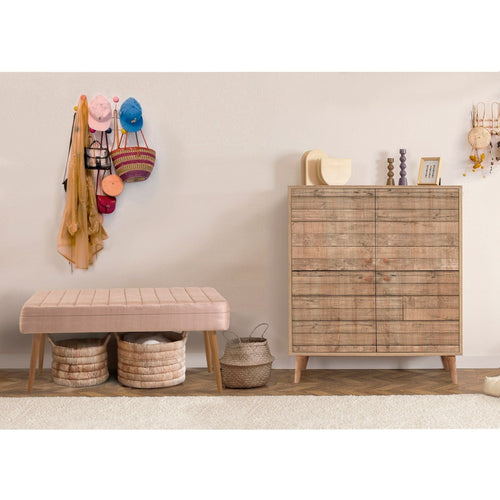 Asir Set de mobila hol din pal, 2 piese, Multilux 728-900 Multicolor / Cappuccino