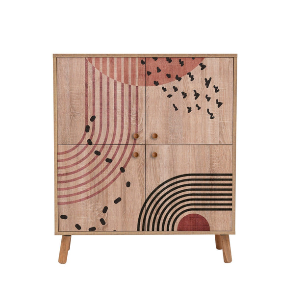 Asir Set de mobila hol din pal, 2 piese, Multilux 984-900 Multicolor / Cappuccino