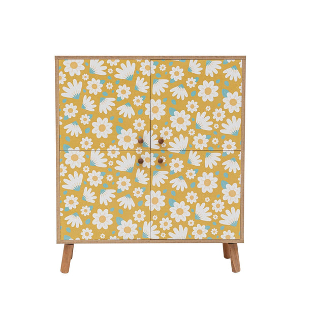 Asir Set de mobila hol din pal, 2 piese, Multilux Posy 900 Multicolor / Cappuccino