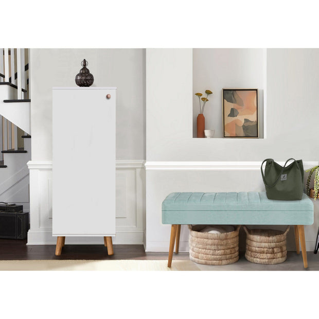 Asir Set de mobila hol din pal, 2 piese, Vegas 200-400 Alb / Verde Mint