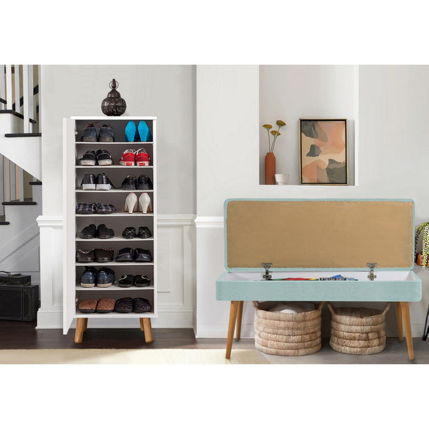 Asir Set de mobila hol din pal, 2 piese, Vegas 200-400 Alb / Verde Mint