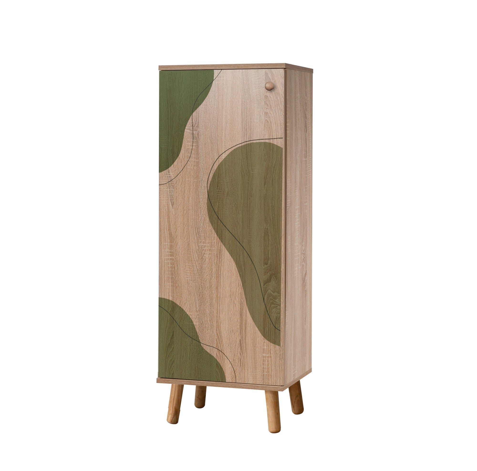 Asir Set de mobila hol din pal, 2 piese, Vegas 925-1070 Multicolor / Verde