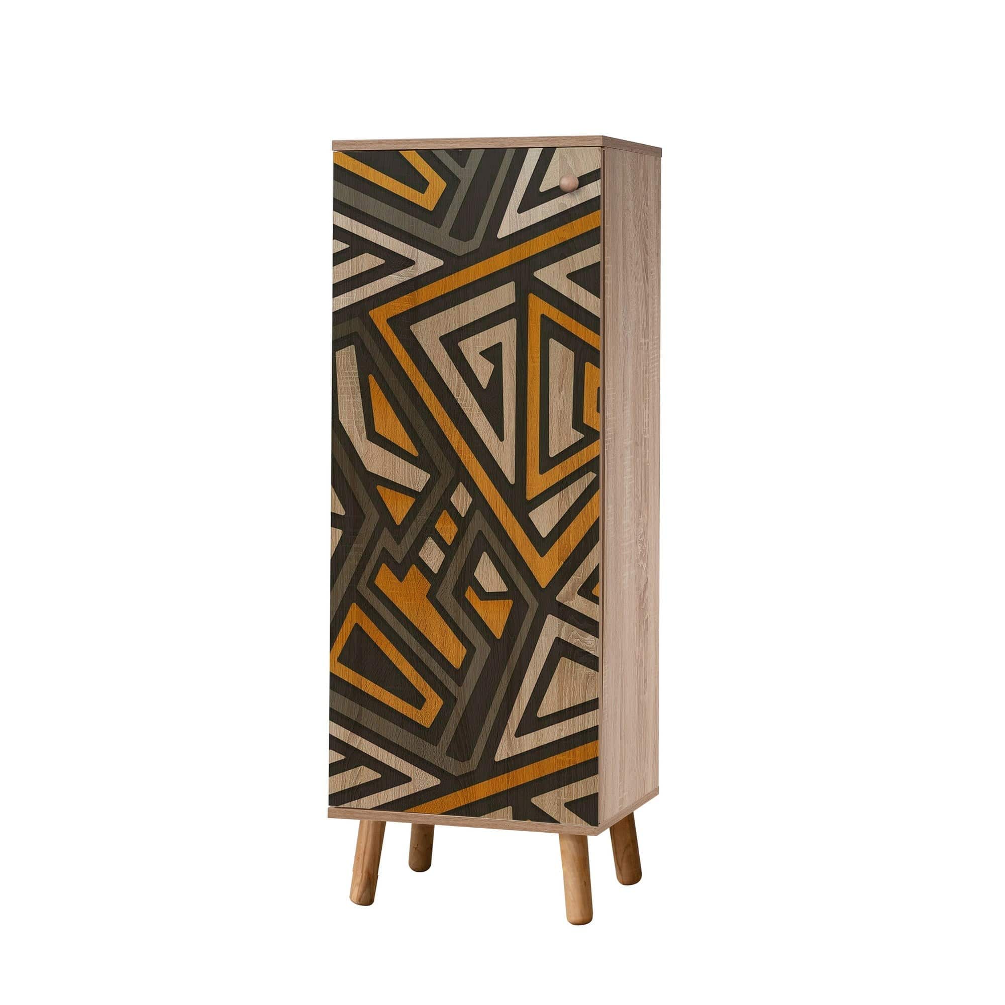 Set de mobila hol din pal, 2 piese, Vegas 928-1053 Multicolor / Antracit (2)