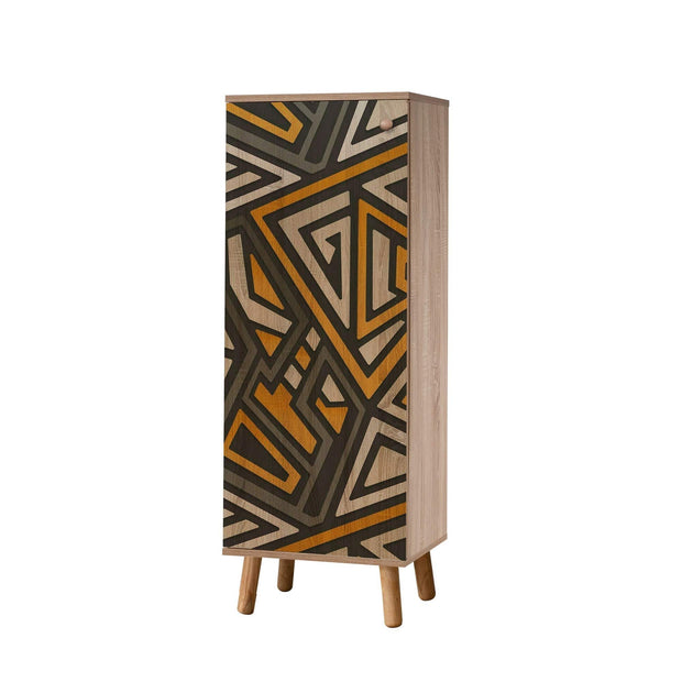 Set de mobila hol din pal, 2 piese, Vegas 928-1053 Multicolor / Antracit (2)