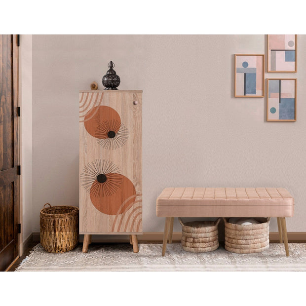 Asir Set de mobila hol din pal, 2 piese, Vegas 933-900 Multicolor / Cappuccino