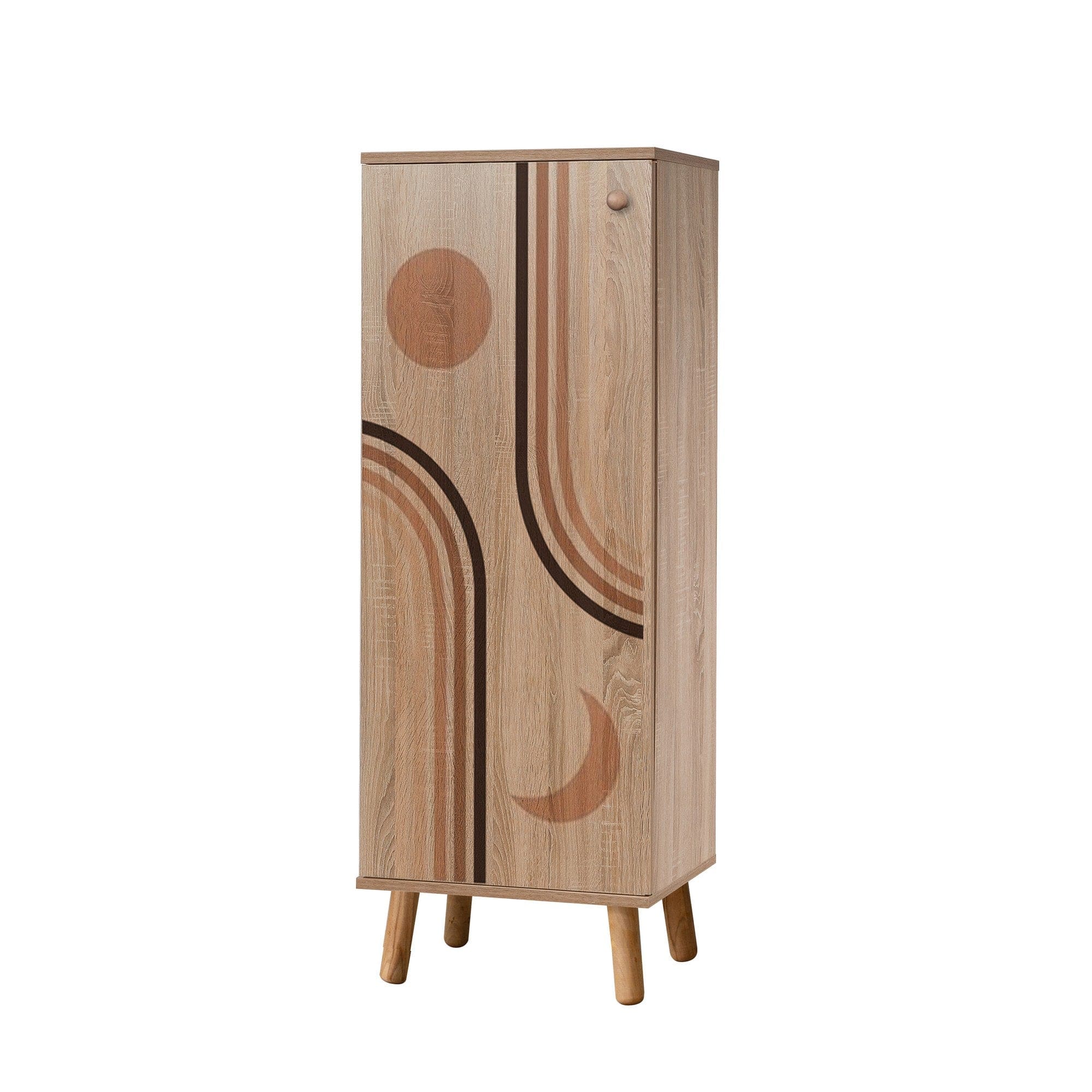 Asir Set de mobila hol din pal, 2 piese, Vegas 934-900 Multicolor / Cappuccino