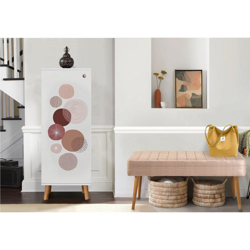 Asir Set de mobila hol din pal, 2 piese, Vegas 940-900 Alb / Cappuccino