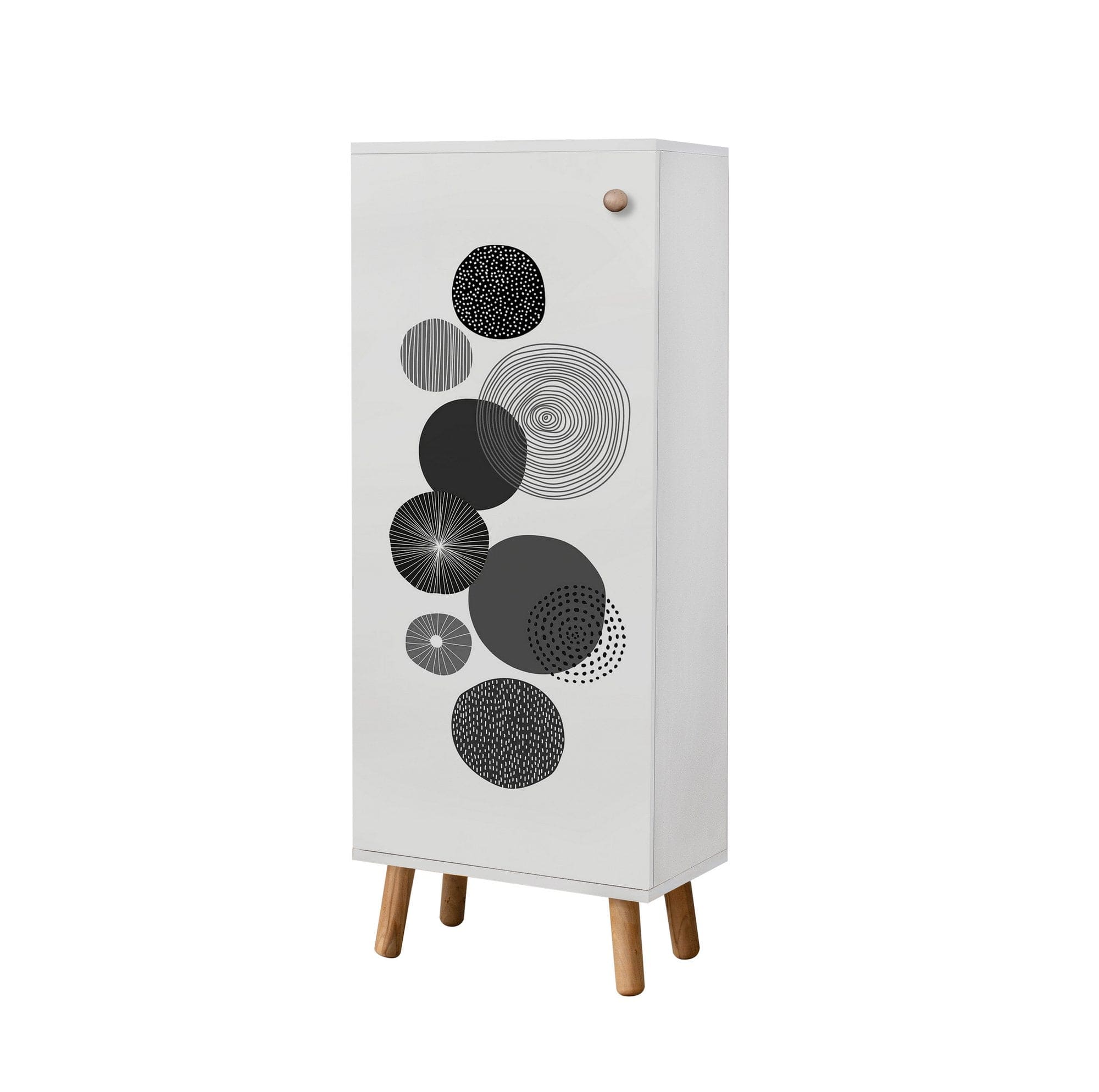 Asir Set de mobila hol din pal, 2 piese, Vegas 941-1053 Alb / Antracit