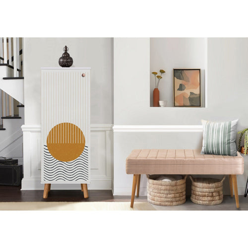 Asir Set de mobila hol din pal, 2 piese, Vegas 949-900 Alb / Cappuccino