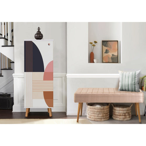 Asir Set de mobila hol din pal, 2 piese, Vegas 954-900 Alb / Cappuccino