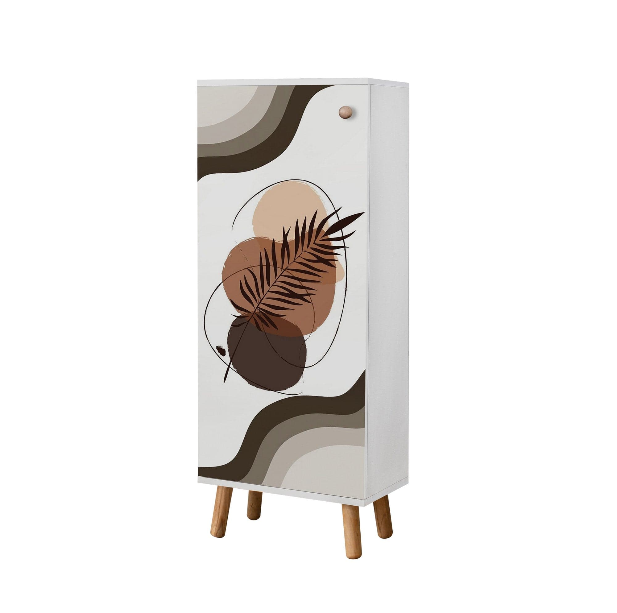 Asir Set de mobila hol din pal, 2 piese, Vegas 955-900 Alb / Cappuccino