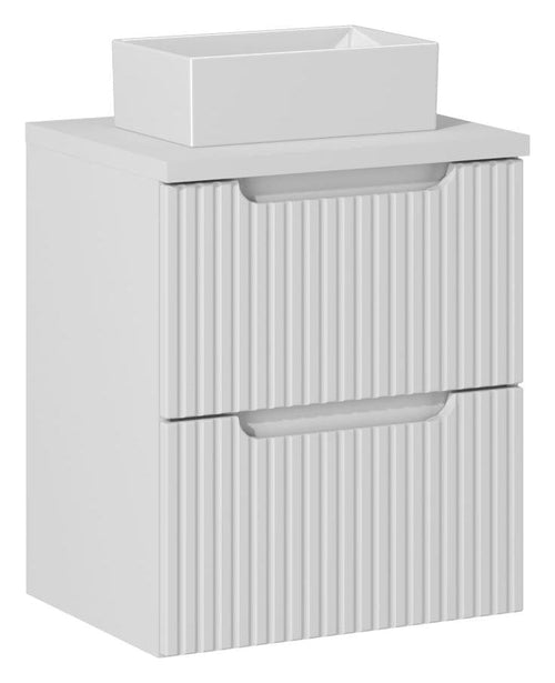 Set masca si lavoar, 50 cm, Gaja Alb