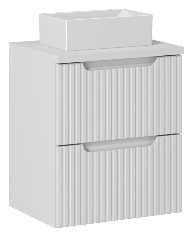 Set masca si lavoar, 50 cm, Gaja Alb