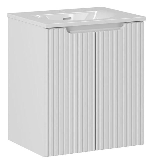 Set masca si lavoar, 50 cm, Sky D Alb